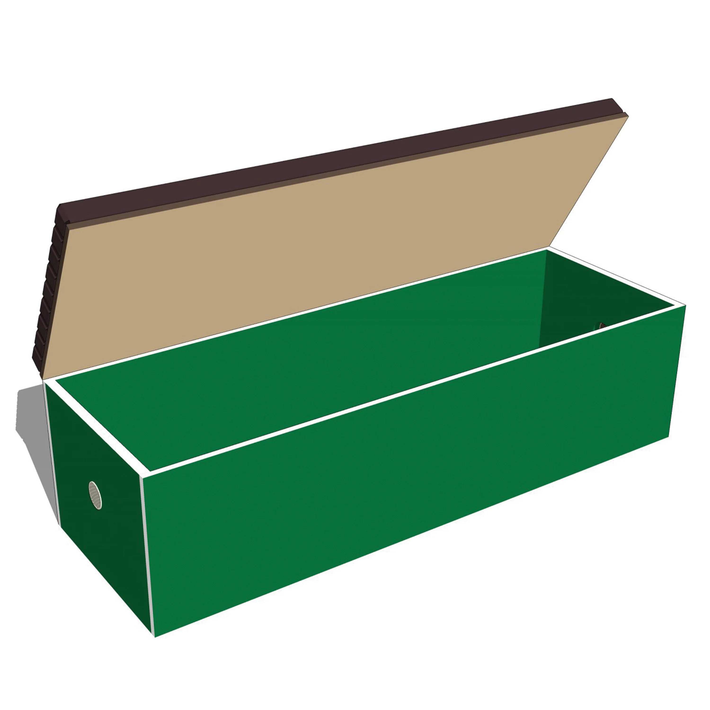 Outdoor Storage Bench with Hydraulic Lid | Weather-Resistant Playground & Classroom Seating - Image 2