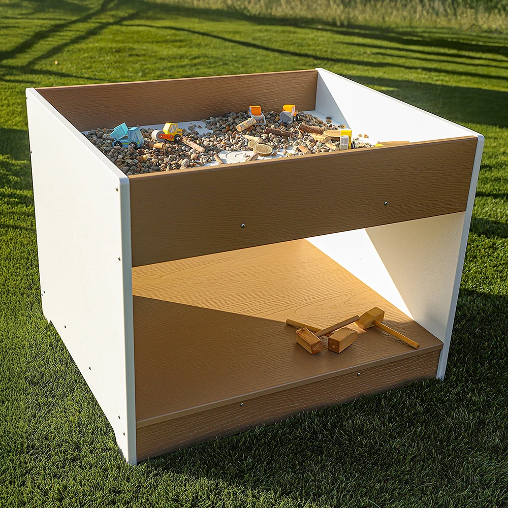 outdoorED™ Big And Wide Table | Weather-Resistant Outdoor Sensory Play Table with Reversible Top & Storage - Image 6