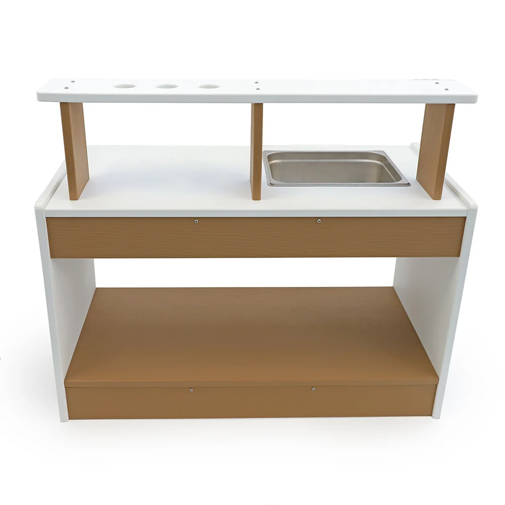 outdoorED™ Mud Kitchen | Weather-Resistant Outdoor Play Kitchen with Sink & Storage - Image 5