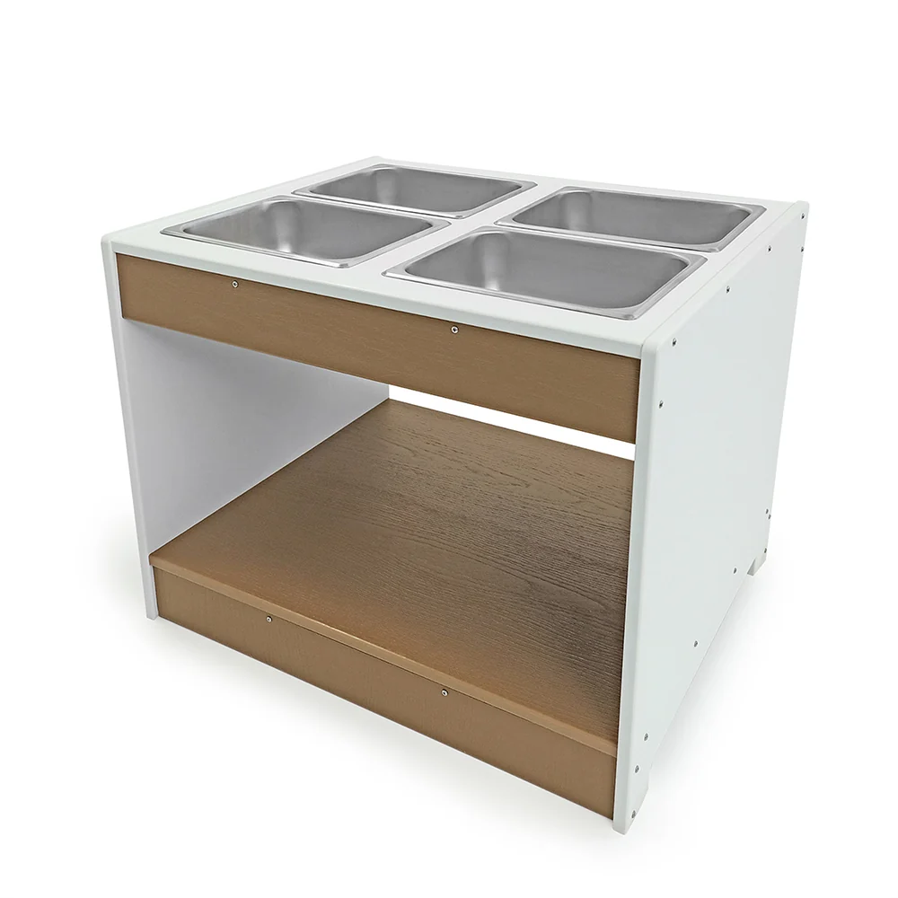 outdoorED™ Sensory Table | Weather-Resistant Outdoor Sensory Play Table with Trays & Storage - Image 3