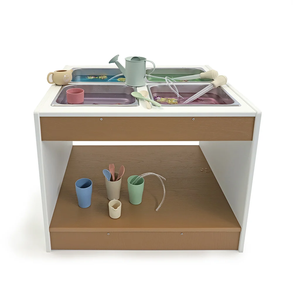 outdoorED™ Sensory Table | Weather-Resistant Outdoor Sensory Play Table with Trays & Storage - Image 6