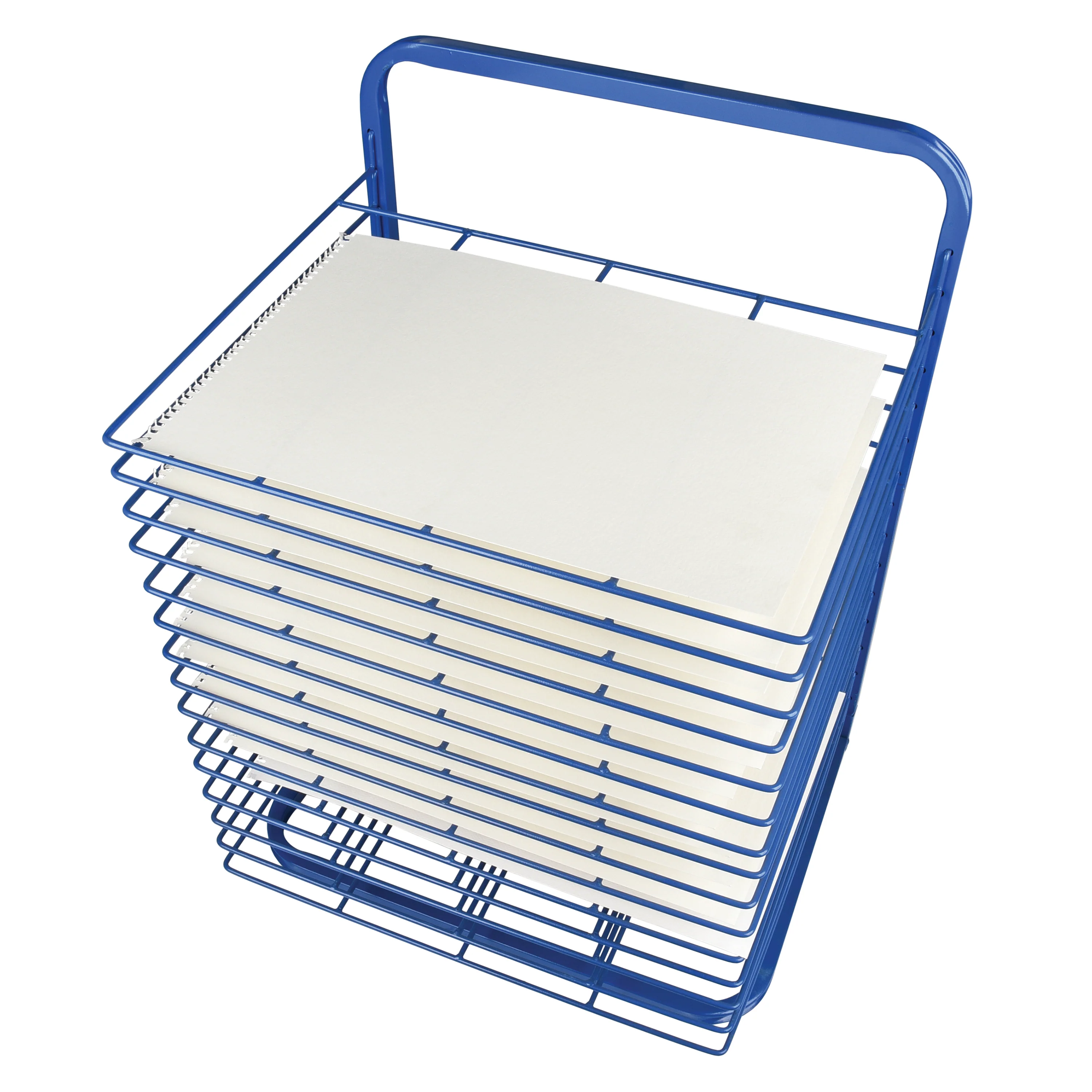 15-Shelf Sturdy Paint Classroom Drying Rack | Sturdy Powder-Coated Wire | Free-Standing - Image 11