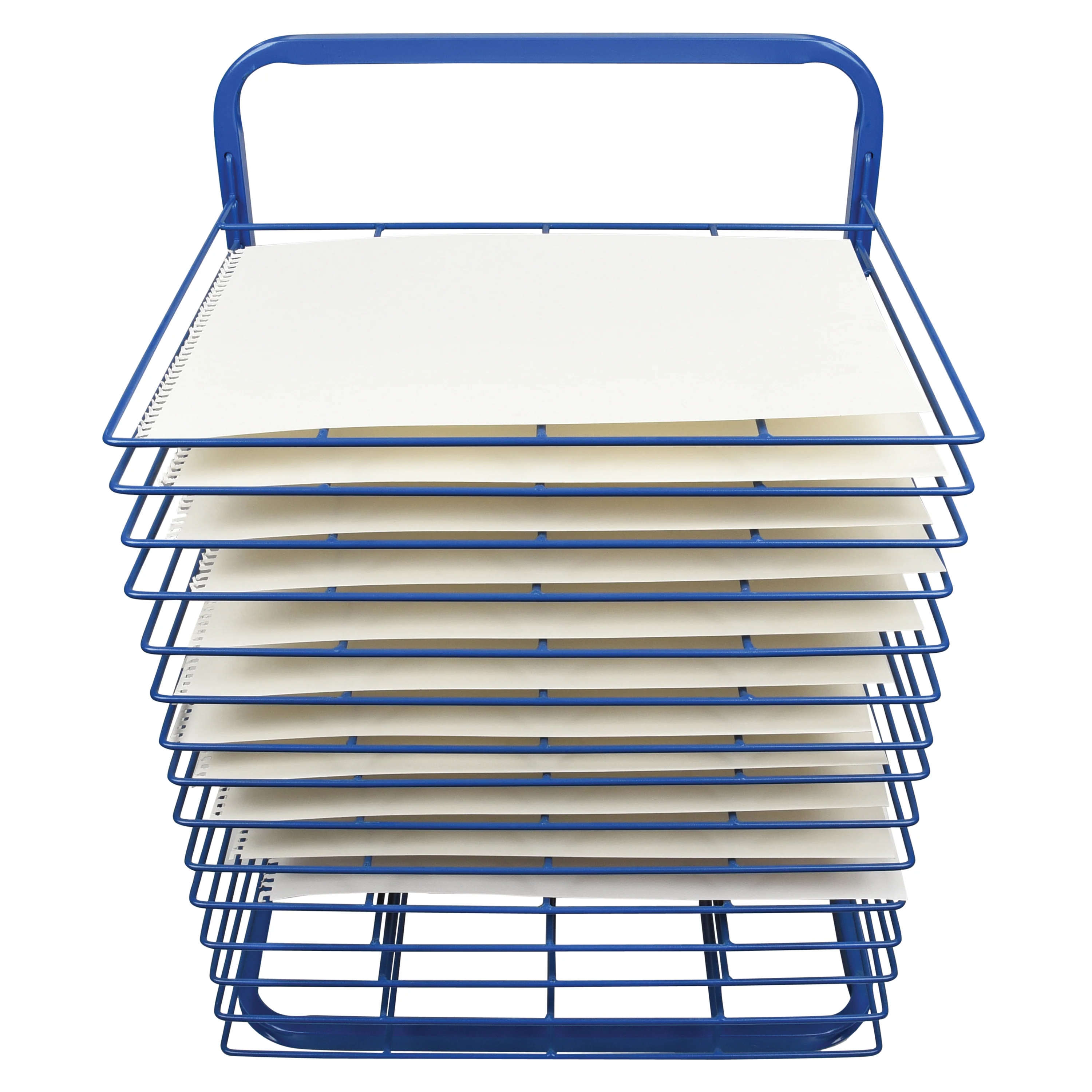 15-Shelf Sturdy Paint Classroom Drying Rack | Sturdy Powder-Coated Wire | Free-Standing - Image 13