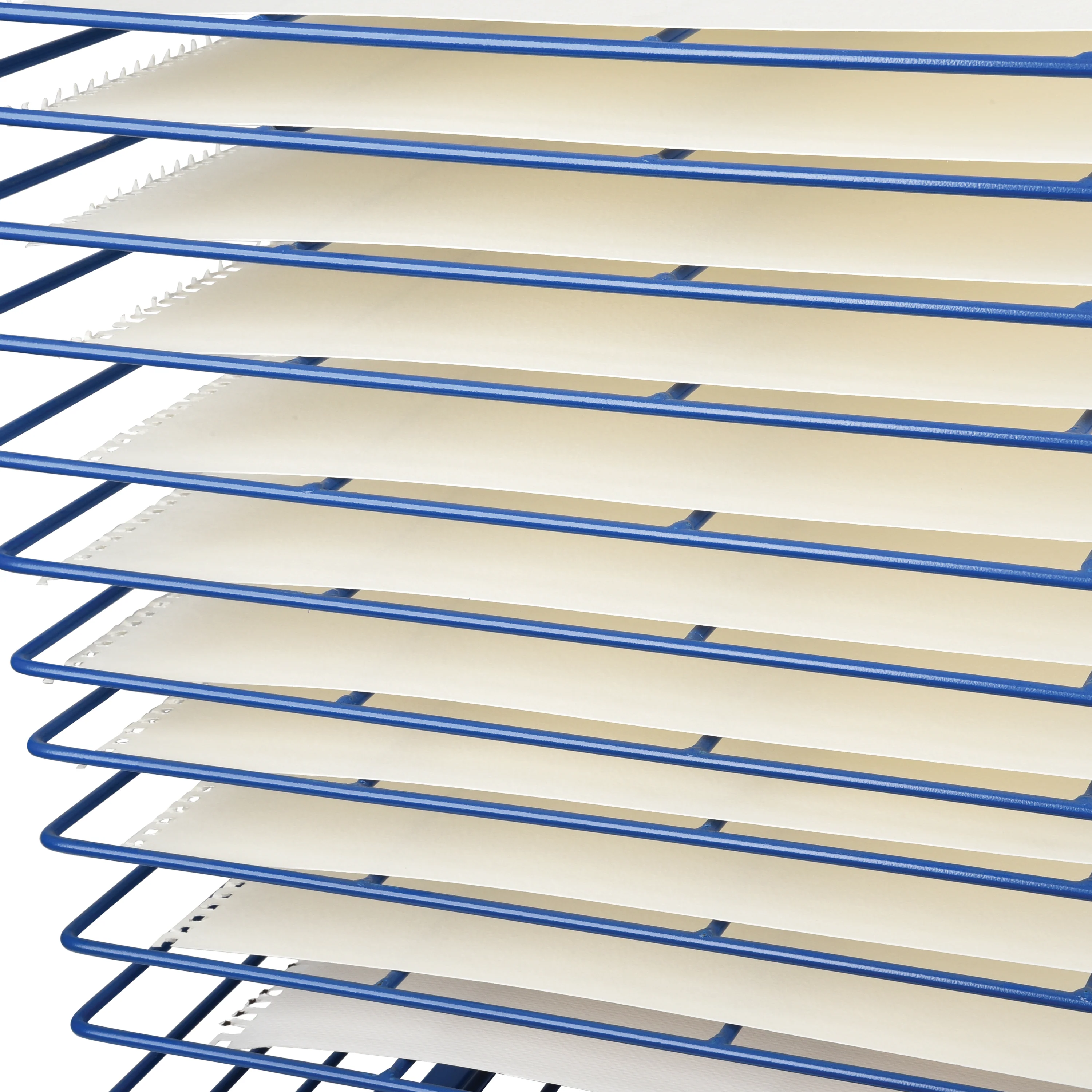 15-Shelf Sturdy Paint Classroom Drying Rack | Sturdy Powder-Coated Wire | Free-Standing - Image 3