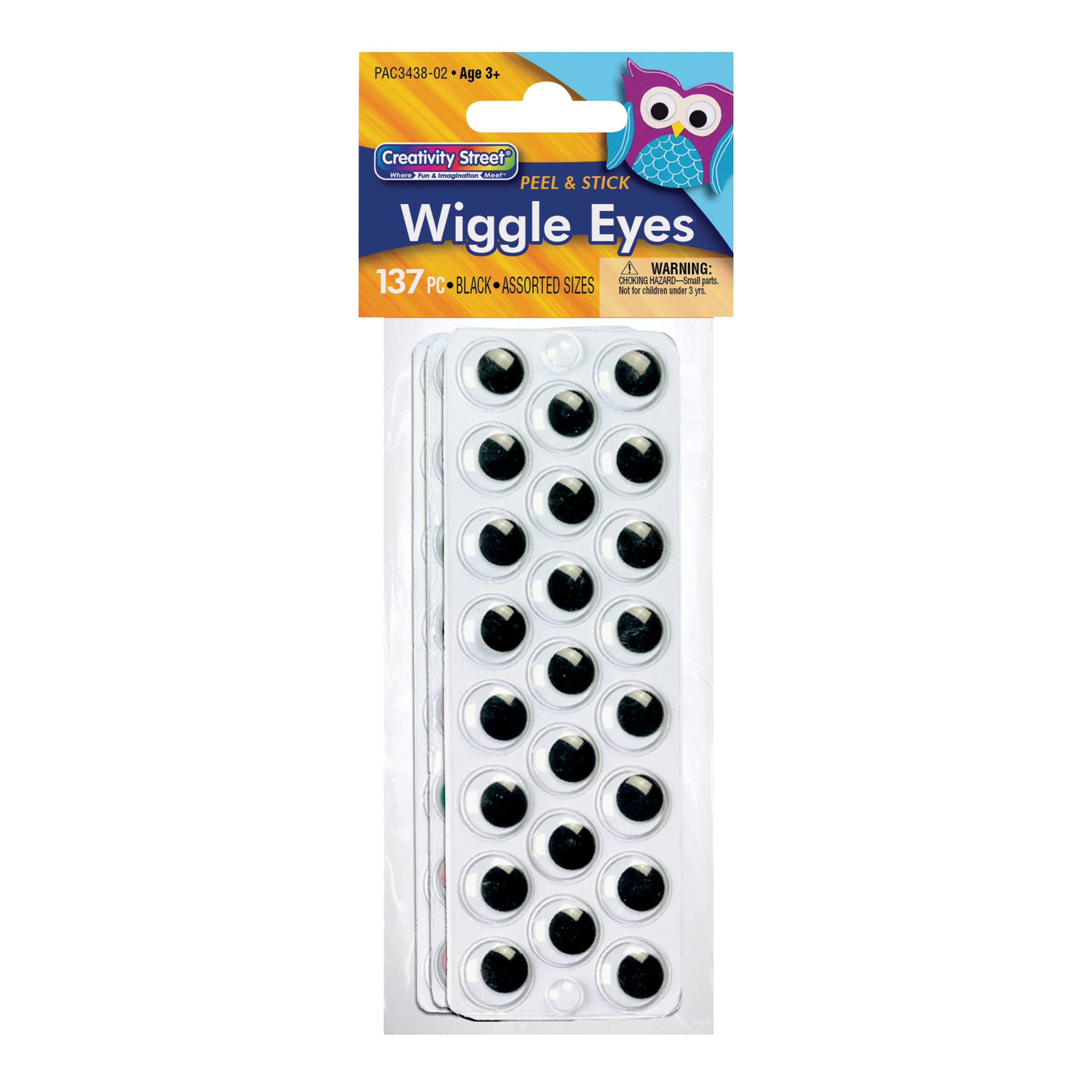 Peel 'N Stick Wiggle Eyes - Black 137 pcs. - Image 3