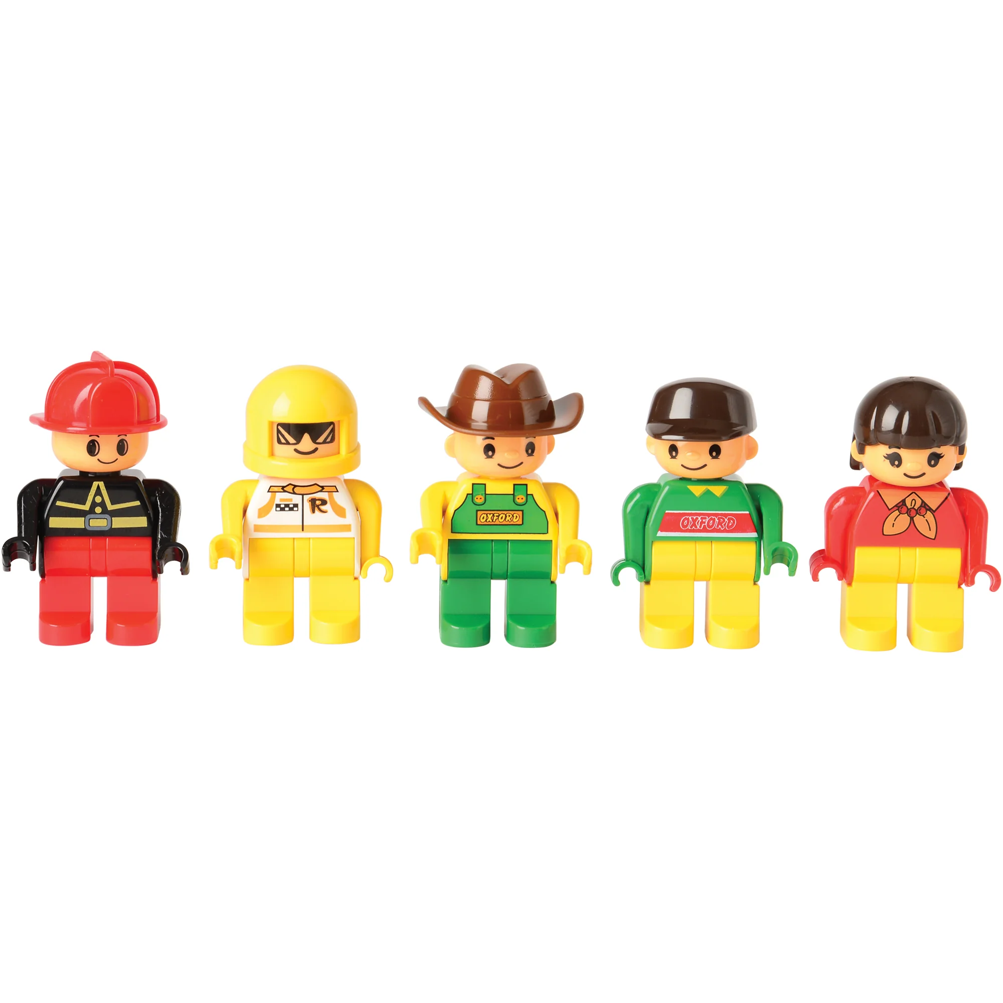 People Figurines for Preschool Building Bricks | 20-Piece Posable Community Helper Set - Image 4