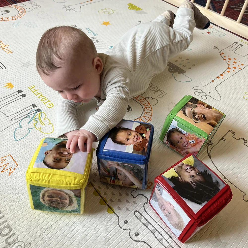 Stacking Blocks with Photo Pockets | 4-Piece Soft Foam Learning Set - Image 14