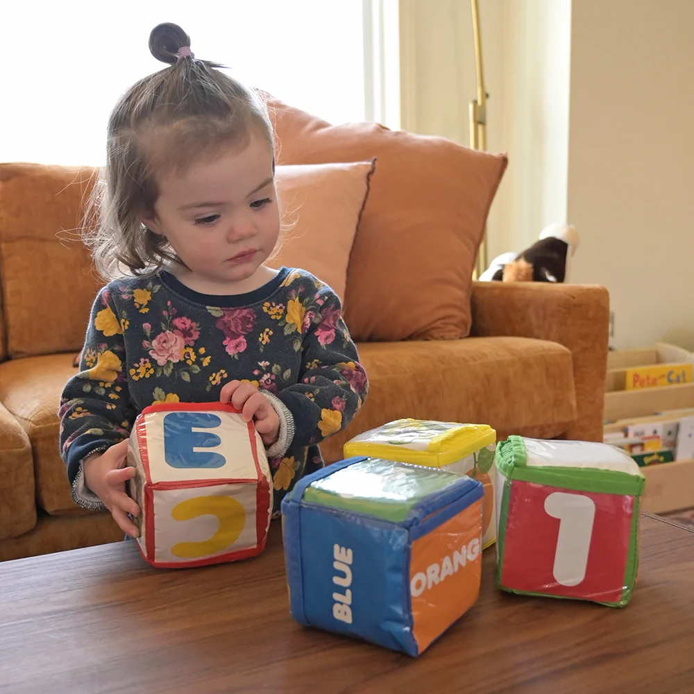 Stacking Blocks with Photo Pockets | 4-Piece Soft Foam Learning Set - Image 20
