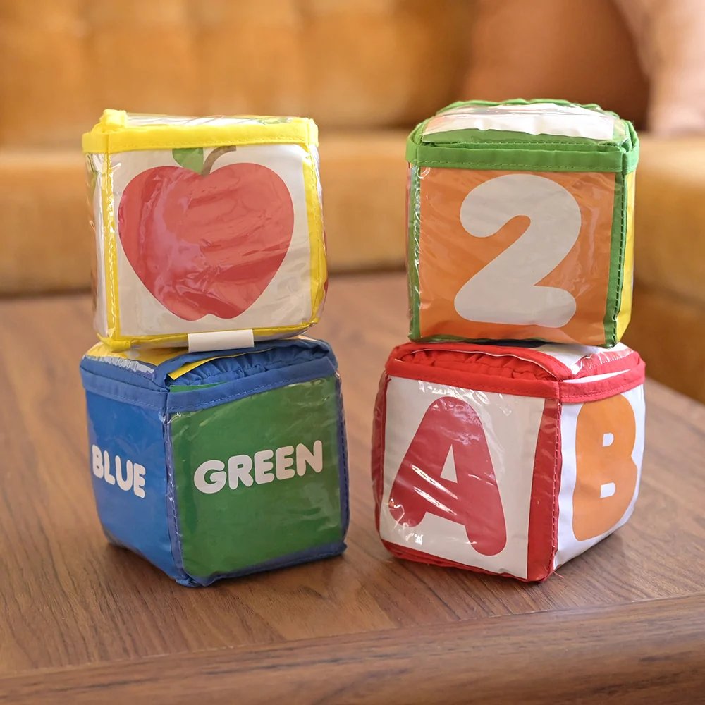 Stacking Blocks with Photo Pockets | 4-Piece Soft Foam Learning Set - Image 21