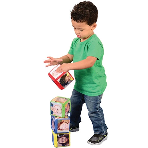 Stacking Blocks with Photo Pockets | 4-Piece Soft Foam Learning Set - Image 22