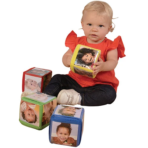 Stacking Blocks with Photo Pockets | 4-Piece Soft Foam Learning Set - Image 23