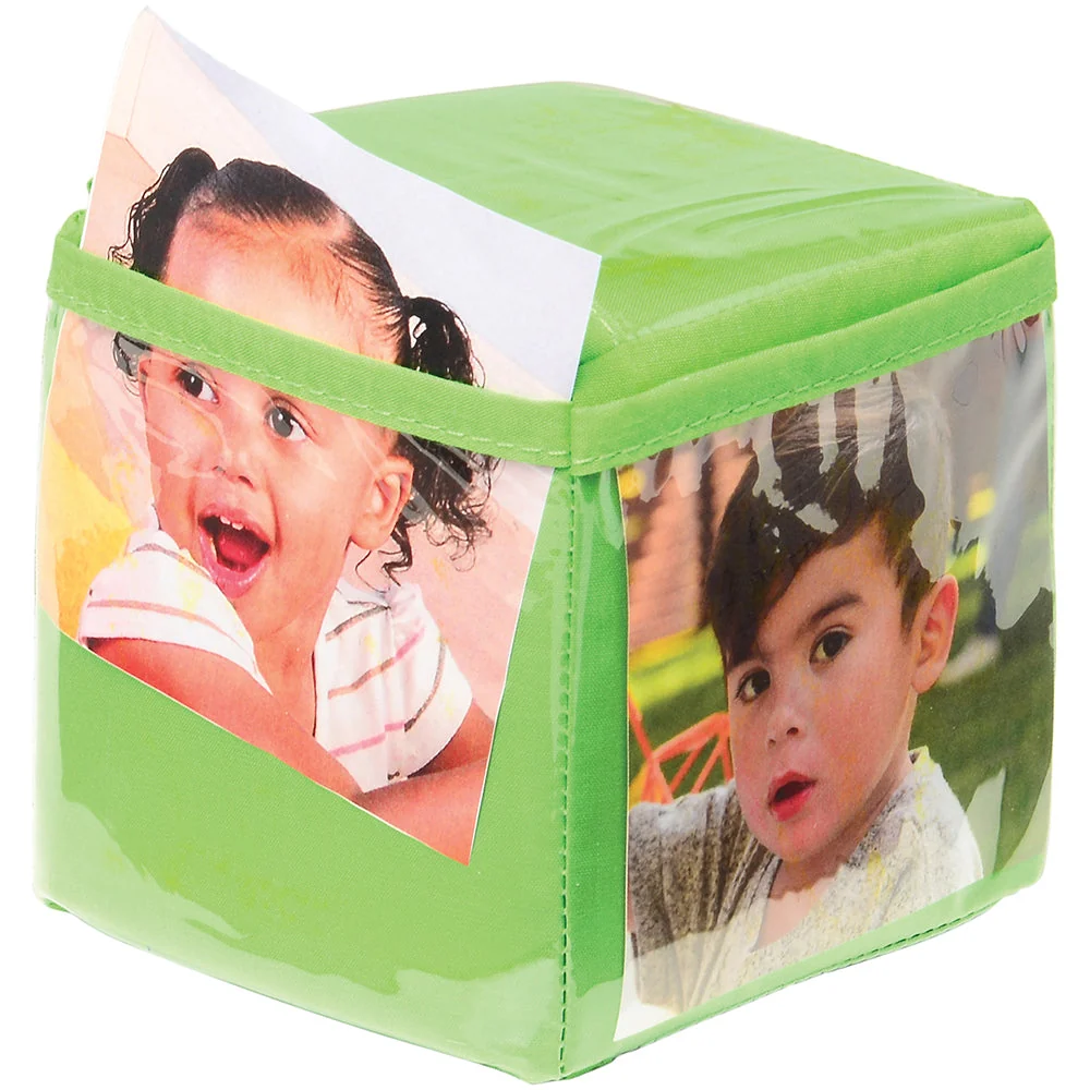 Stacking Blocks with Photo Pockets | 4-Piece Soft Foam Learning Set - Image 3