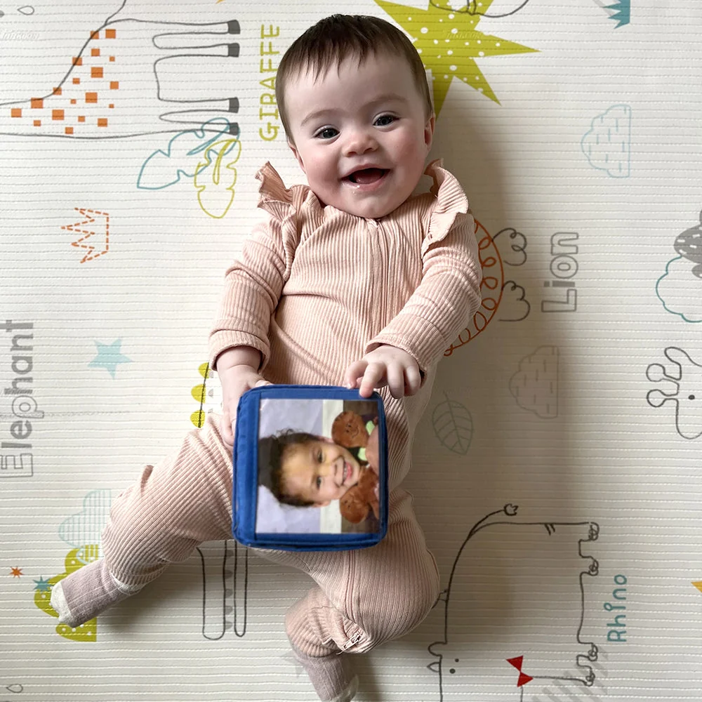 Stacking Blocks with Photo Pockets | 4-Piece Soft Foam Learning Set - Image 5