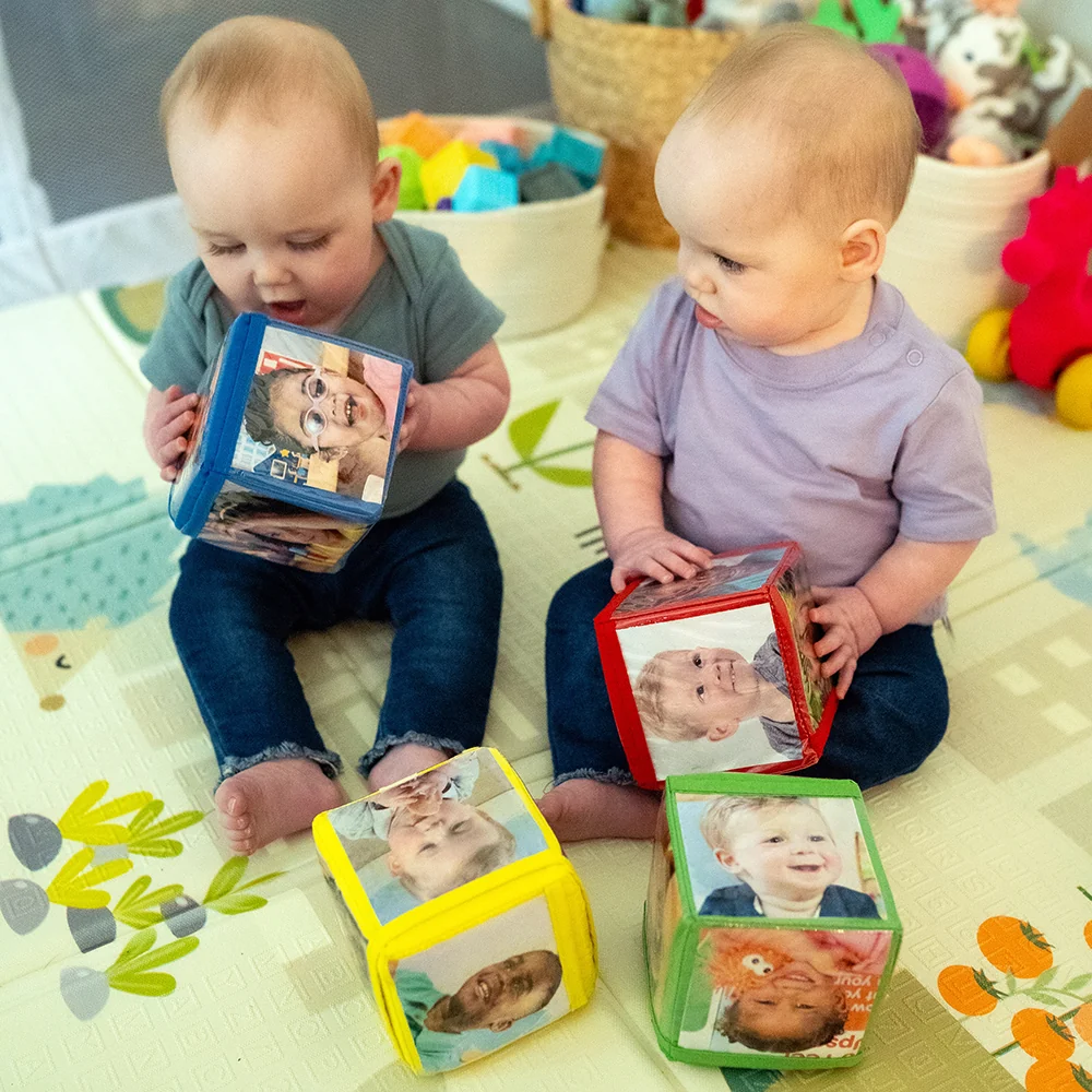 Stacking Blocks with Photo Pockets | 4-Piece Soft Foam Learning Set - Image 6