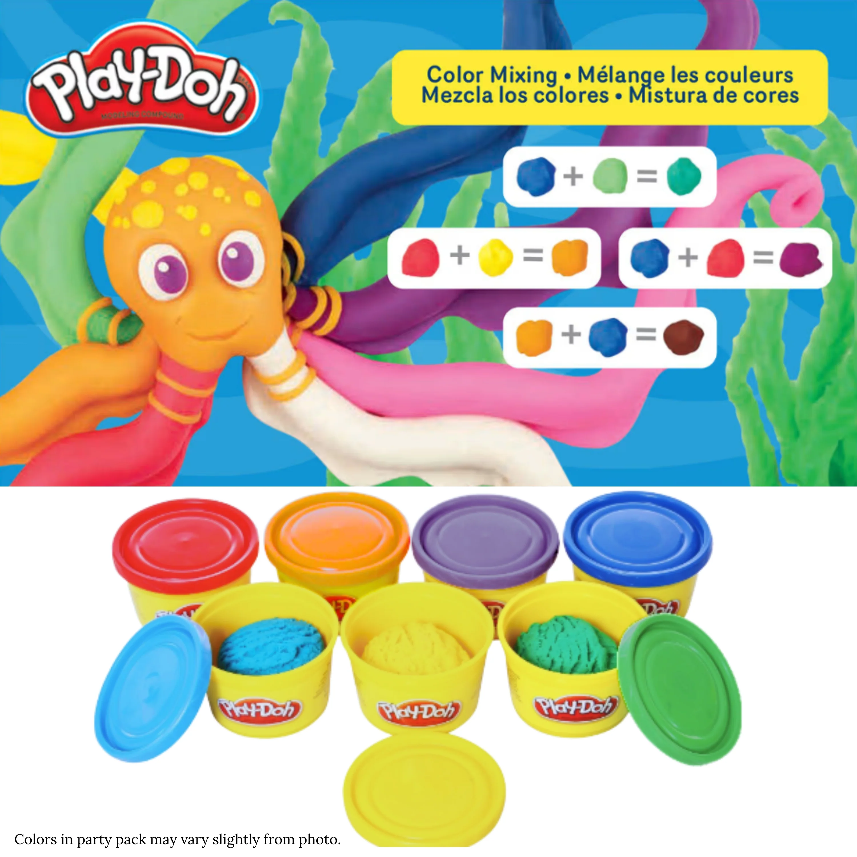 Play-Doh Mini Dough Classroom Pack – 10 Individual Tubs for Ages 2+ - Image 6