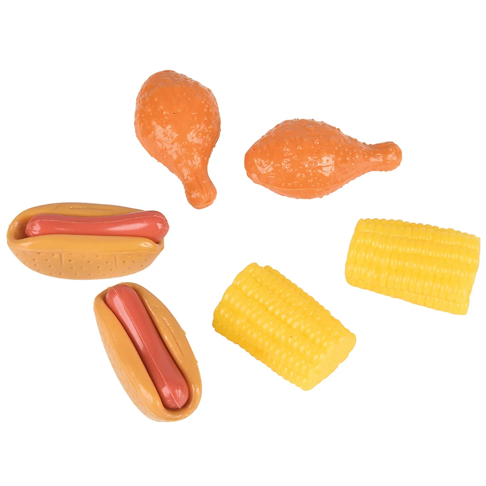 23-Piece Pretend Picnic Food Set | Durable Vinyl Play Food - Image 6