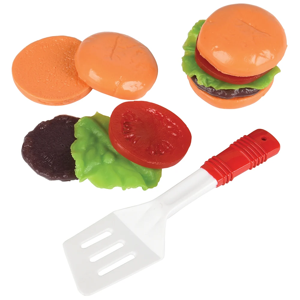 23-Piece Pretend Picnic Food Set | Durable Vinyl Play Food - Image 7