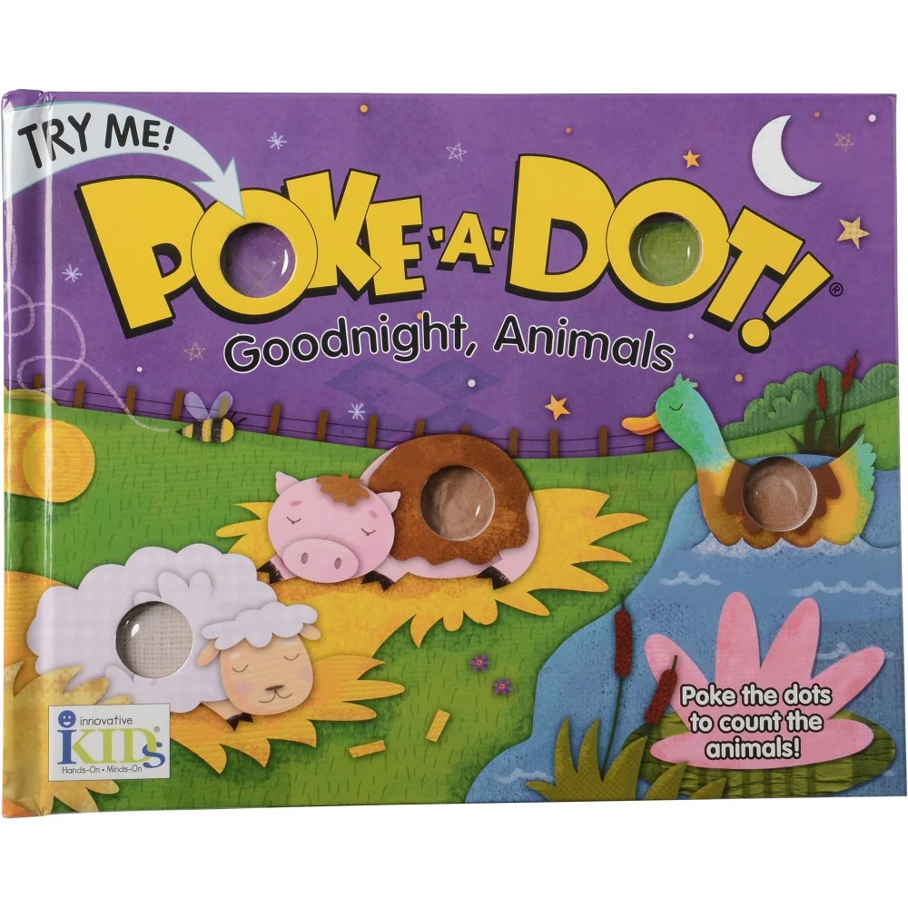 Melissa & Doug® Poke-A-Dot Book / Goodnight, Animals - 20 Pages - Image 2
