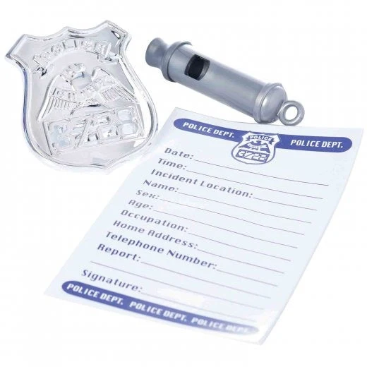 Police Dress-Up Accessory Set – 7 Piece Pretend Play Kit - Image 5