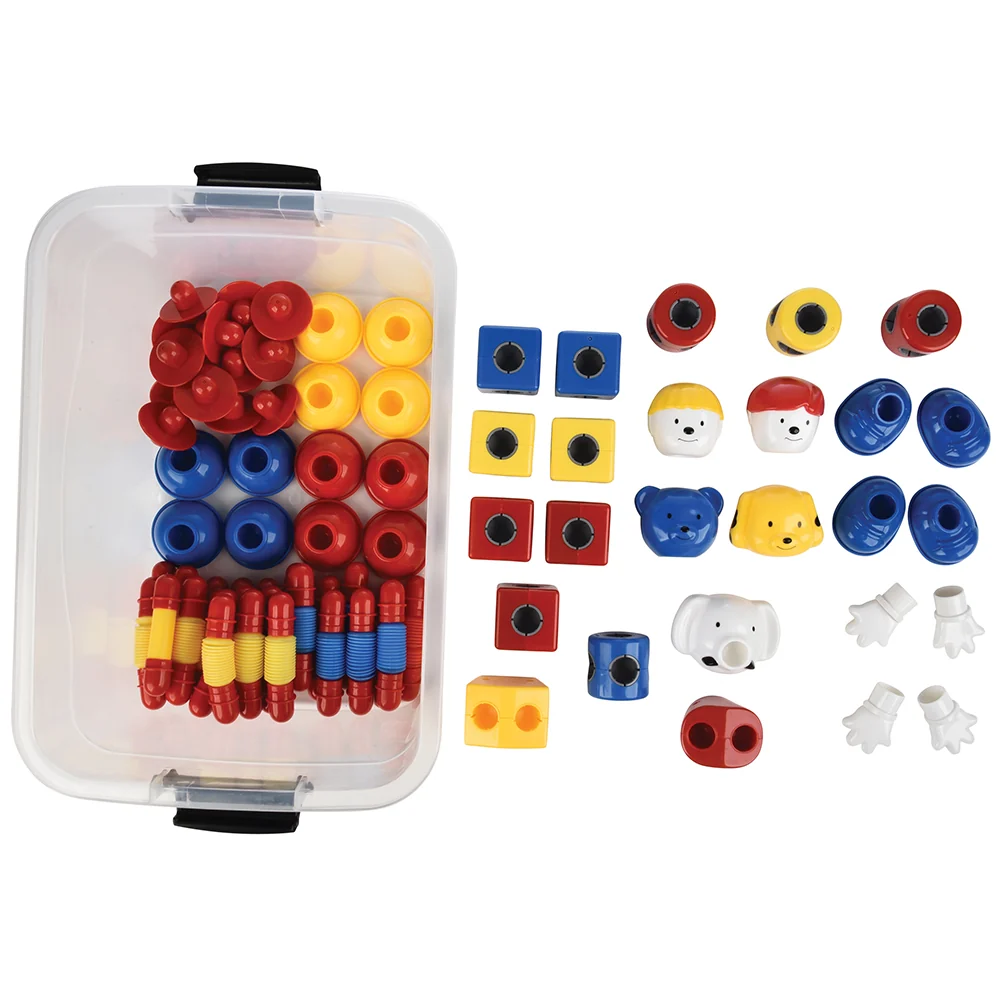 Popping Pals STEM Construction Set | 75-Piece Snap & Bend Building Toy for Creative Play and Early Engineering - Image 6
