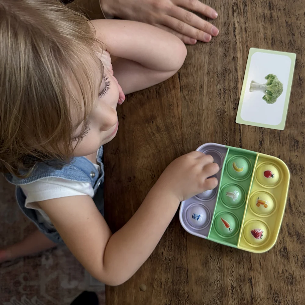 Ms. Brandi’s Popplers Matching Game | First Words Fidget Fun 54-Piece Set - Image 2