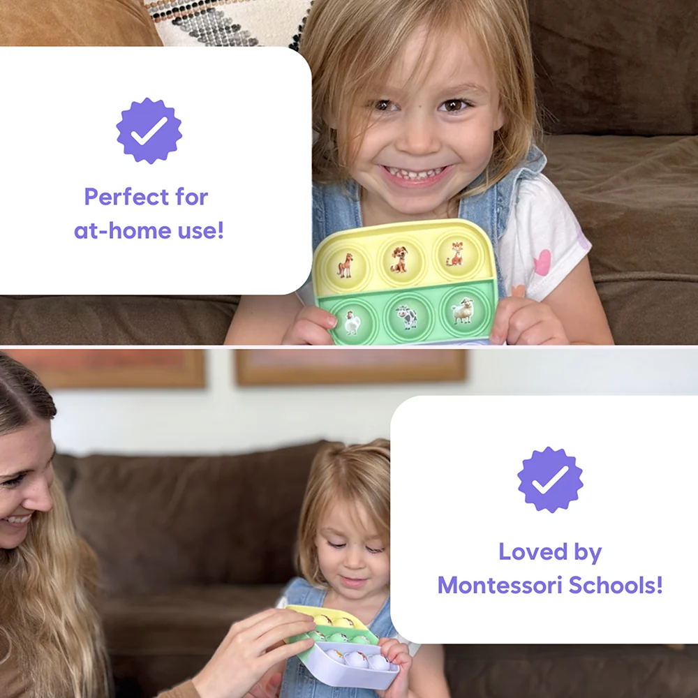 Ms. Brandi’s Popplers Matching Game | First Words Fidget Fun 54-Piece Set - Image 4
