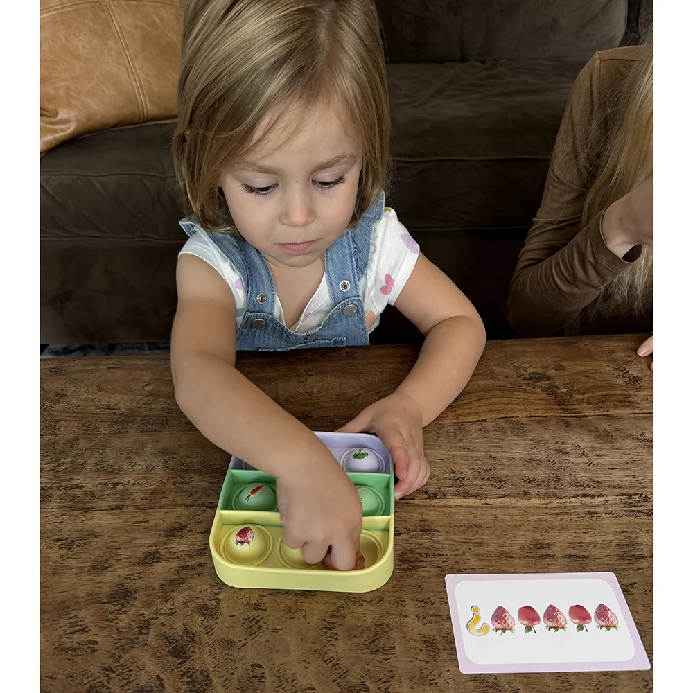 Ms. Brandi’s Popplers Matching Game | First Words Fidget Fun 54-Piece Set - Image 9