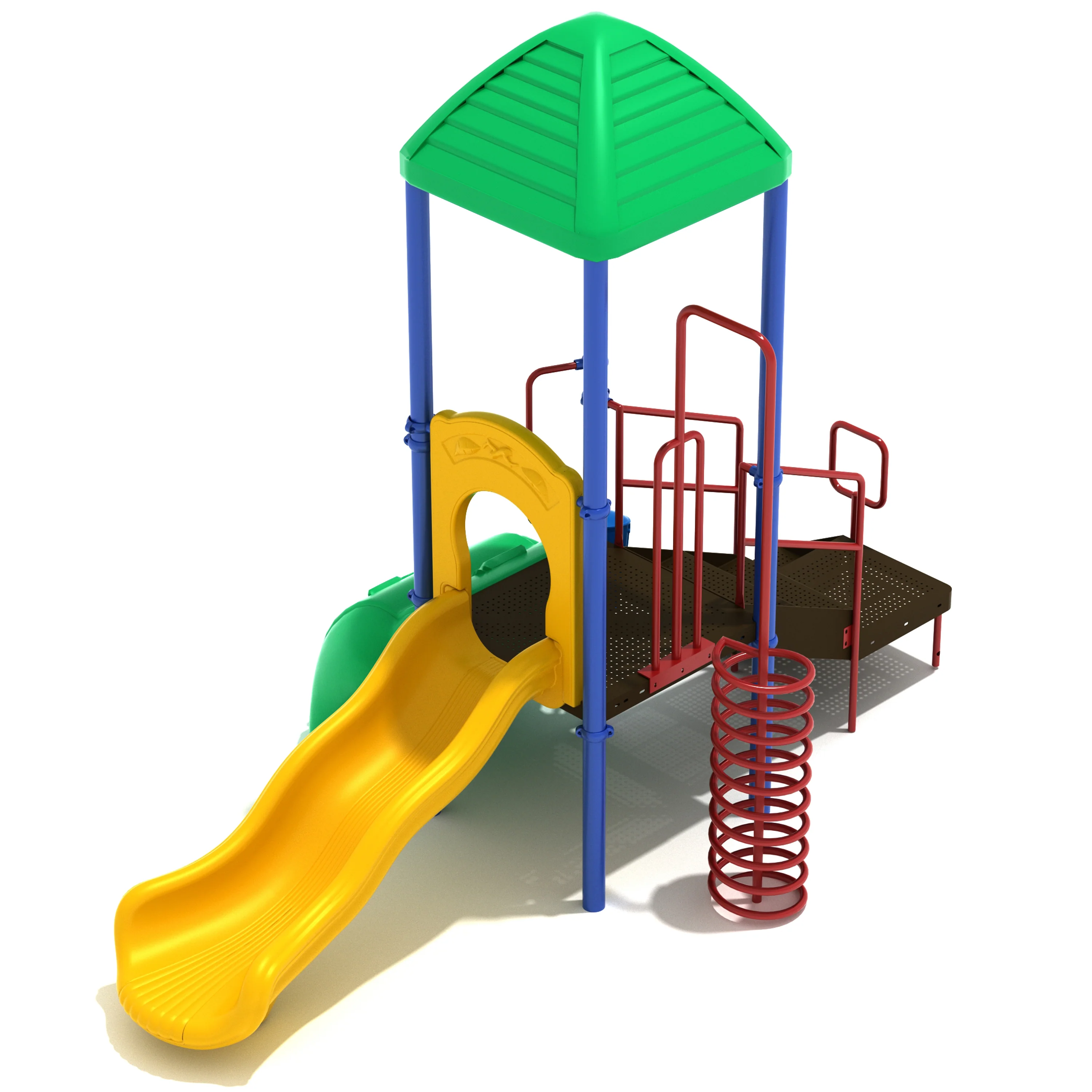 Port Liberty ADA-Compliant Playground Structure | 36" High Platform with Slide, Climbers & Drum Panel for Ages 2–12