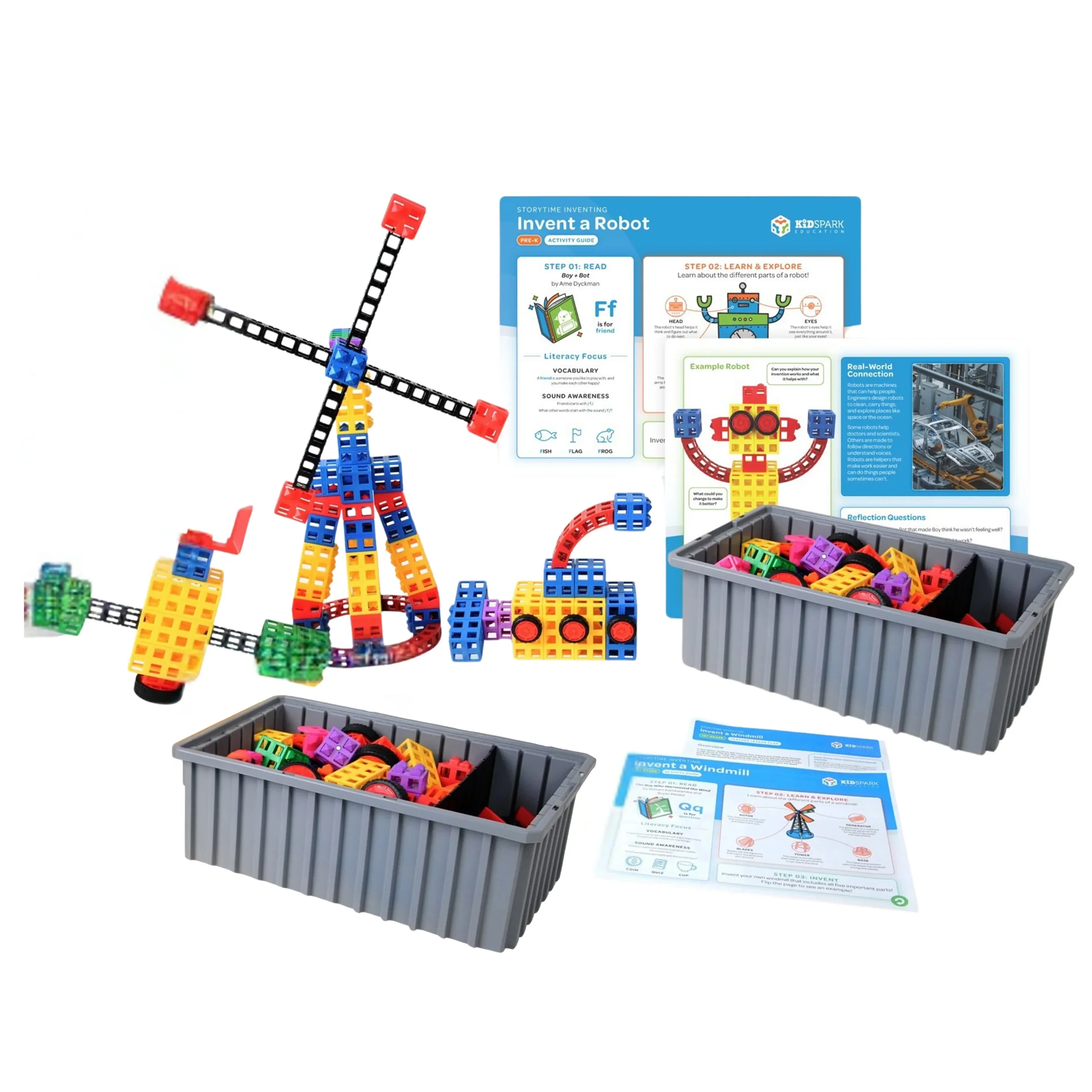 4-Student STEM & Literacy Program Package| PreK-1 | Kid Spark Education - Image 2