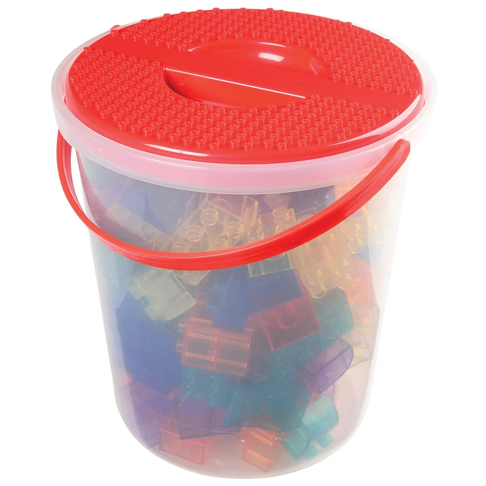 Preschool Size Transparent Building Bricks - Image 2
