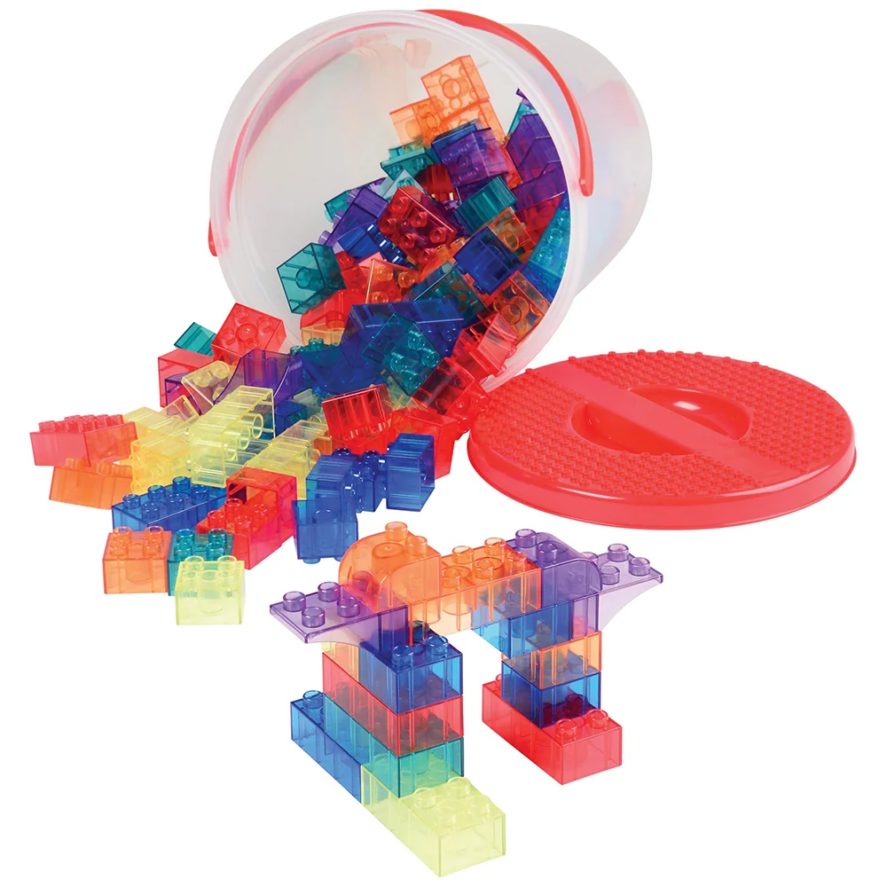 Preschool Size Transparent Building Bricks - Image 6