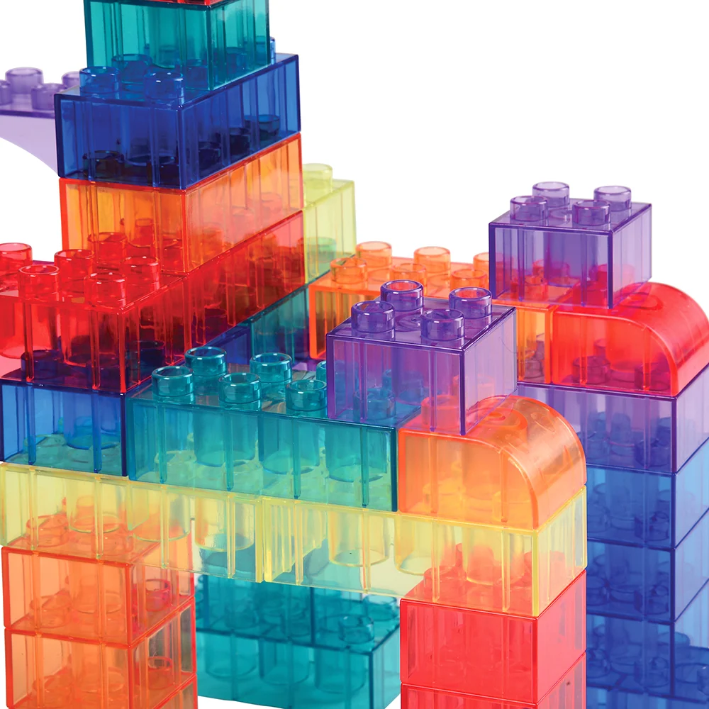 Preschool Size Transparent Building Bricks - Image 7