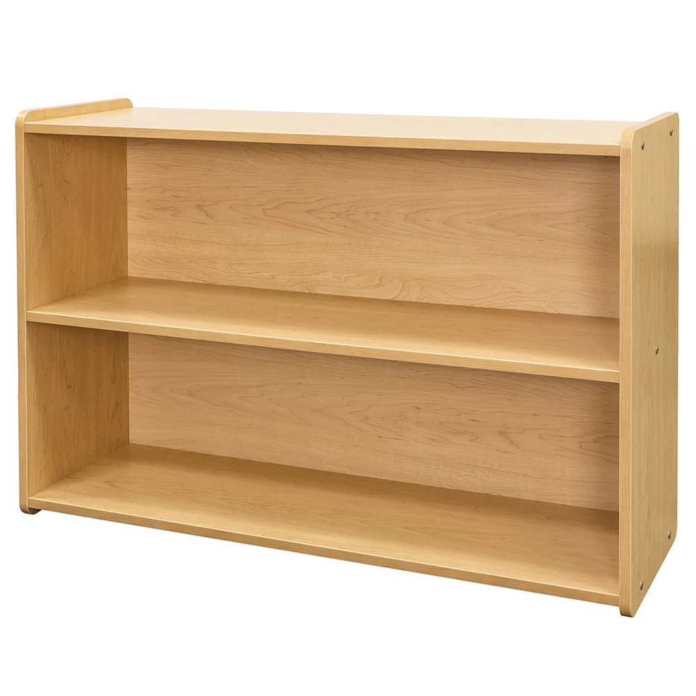 Maple-Toned Preschool Storage Shelf | GREENGUARD® Certified - Image 8