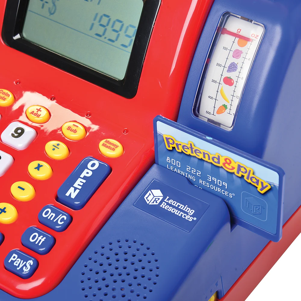 Pretend and Play® Teaching Cash Register | Engaging Money Math Games & Play Money Included - Image 8