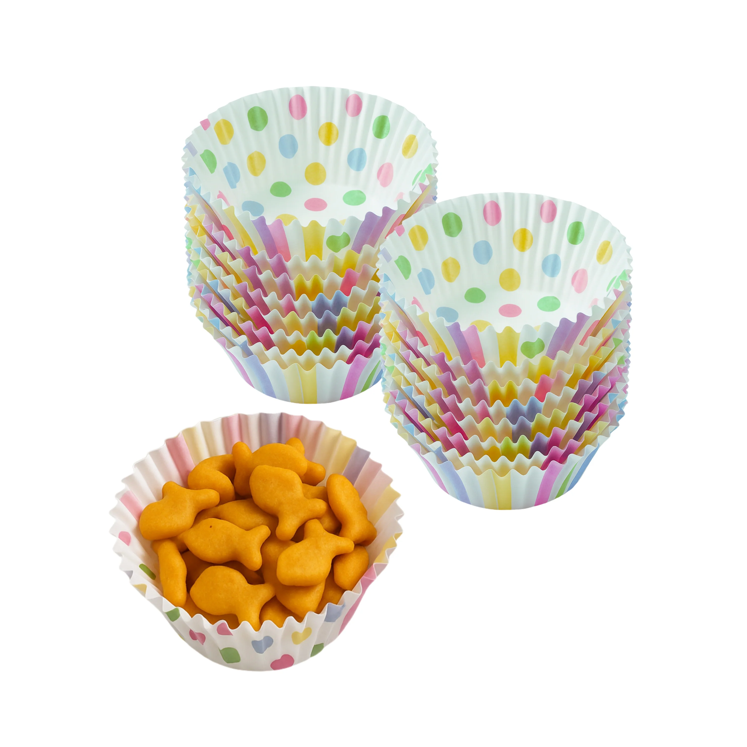 Pretend Baking & Craft Cupcake Liner & Pick Set – 24 Pack - Image 2