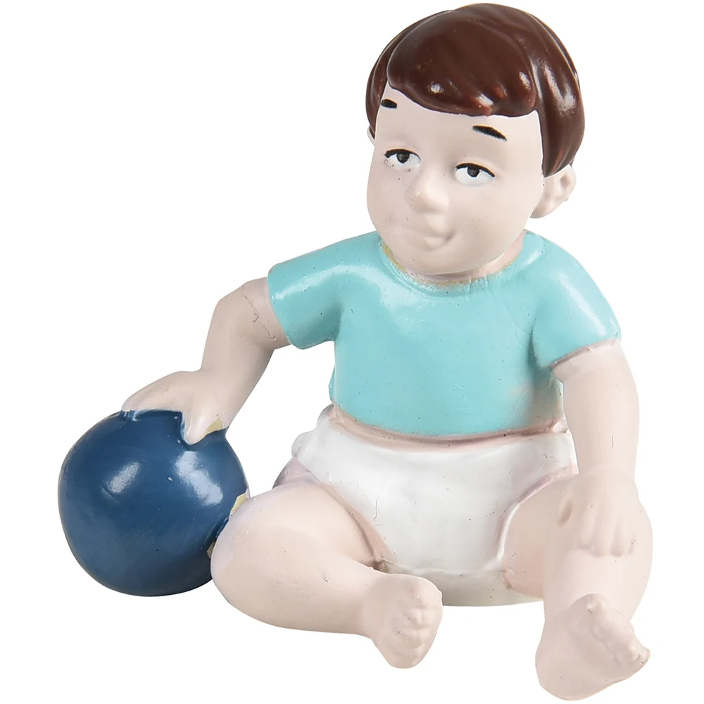 Caucasian Pretend Play Vinyl Family Figurines | 8 Piece Set - Image 23