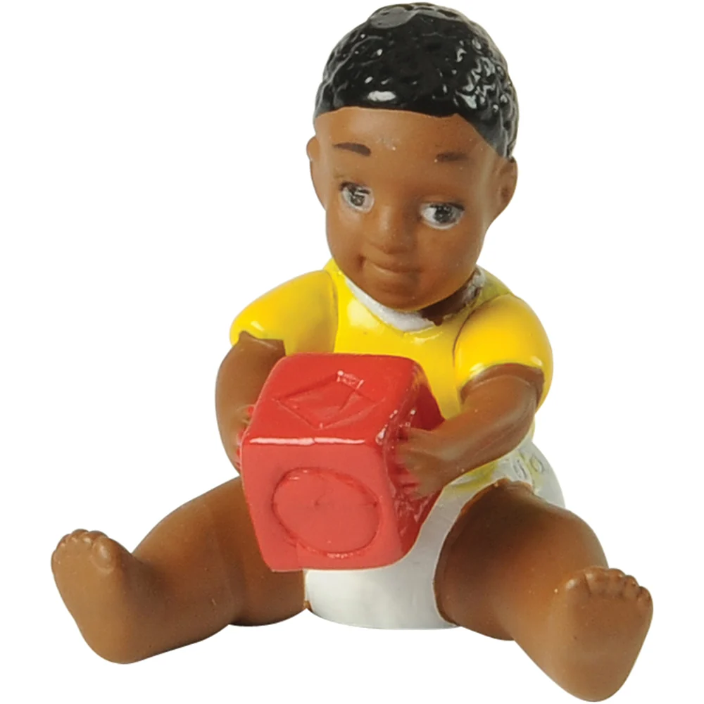 Pretend Play Family African American Baby Individual Figure