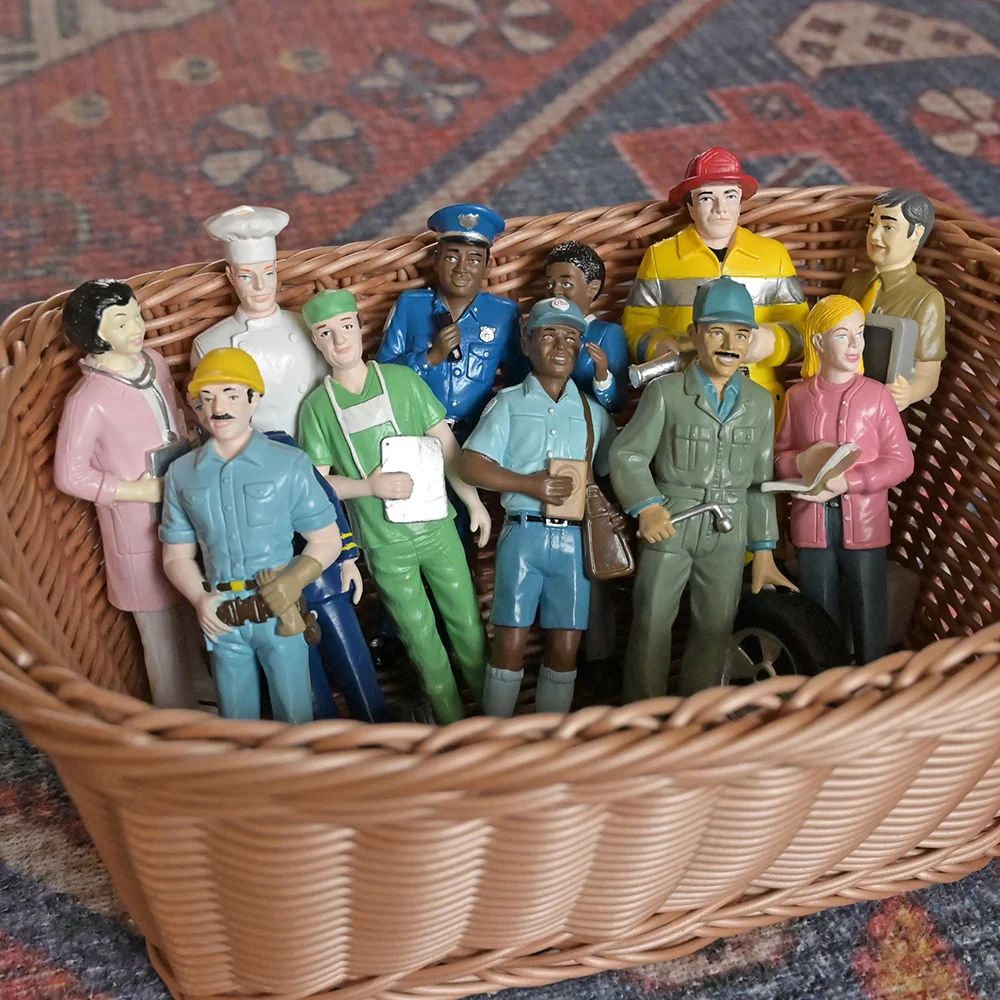 Pretend Professionals Career Figurine Set | 12 Realistic Vinyl Occupation Toys - Image 21