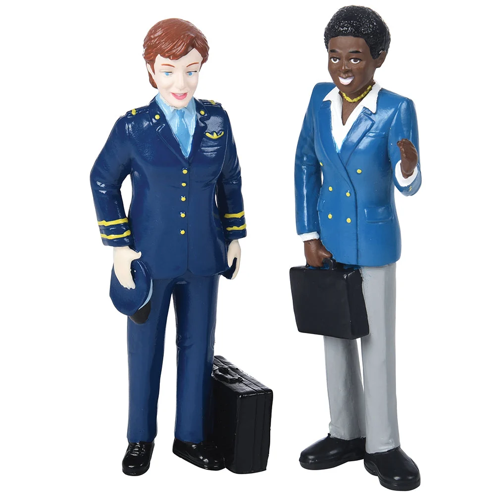 Pretend Professionals Career Figurine Set | 12 Realistic Vinyl Occupation Toys - Image 8