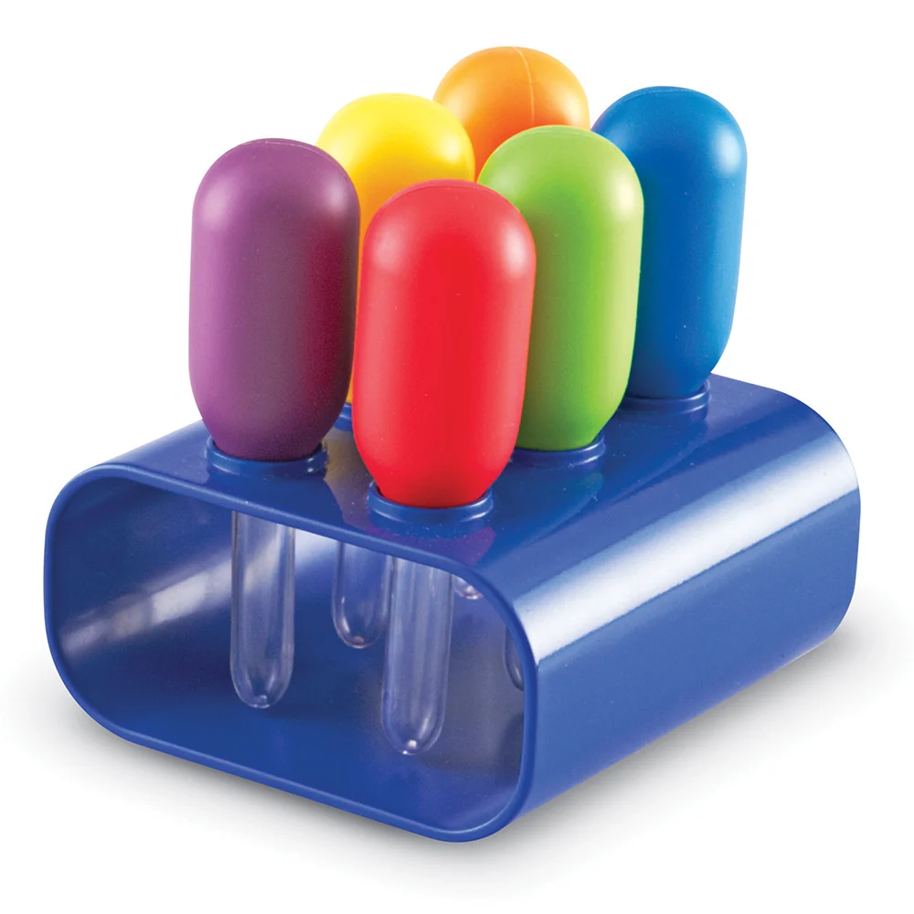 Primary Science Jumbo Eyedroppers with Stand | Fine Motor Skill Tools for Preschool STEM & Sensory Activities