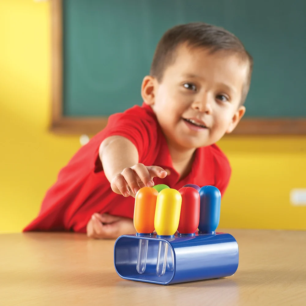 Primary Science Jumbo Eyedroppers with Stand | Fine Motor Skill Tools for Preschool STEM & Sensory Activities - Image 2