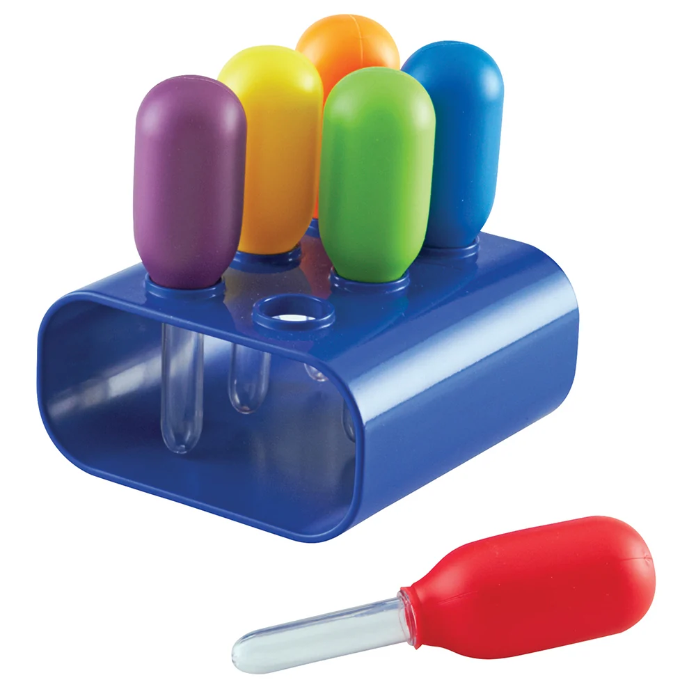 Primary Science Jumbo Eyedroppers with Stand | Fine Motor Skill Tools for Preschool STEM & Sensory Activities - Image 3