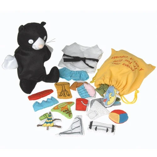 Puppet and Props and If You Give A Cat A Cupcake Book* - Image 2