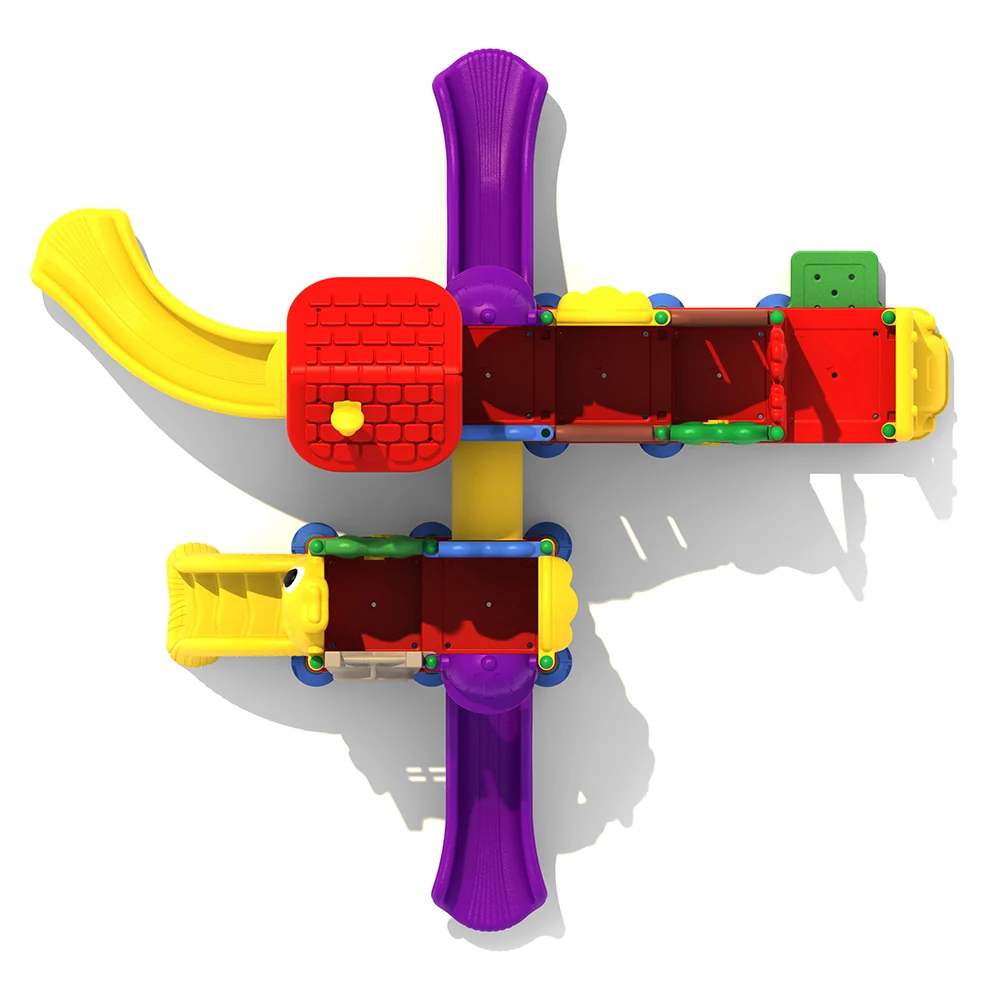 Rainbow Cottage Preschool Playground Structure | Scaled-Down School-Age Elements for Ages 2-5 - Image 3