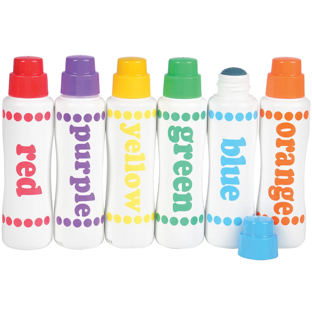 Rainbow Do-A-Dot Markers - 6 Pack - Image 2