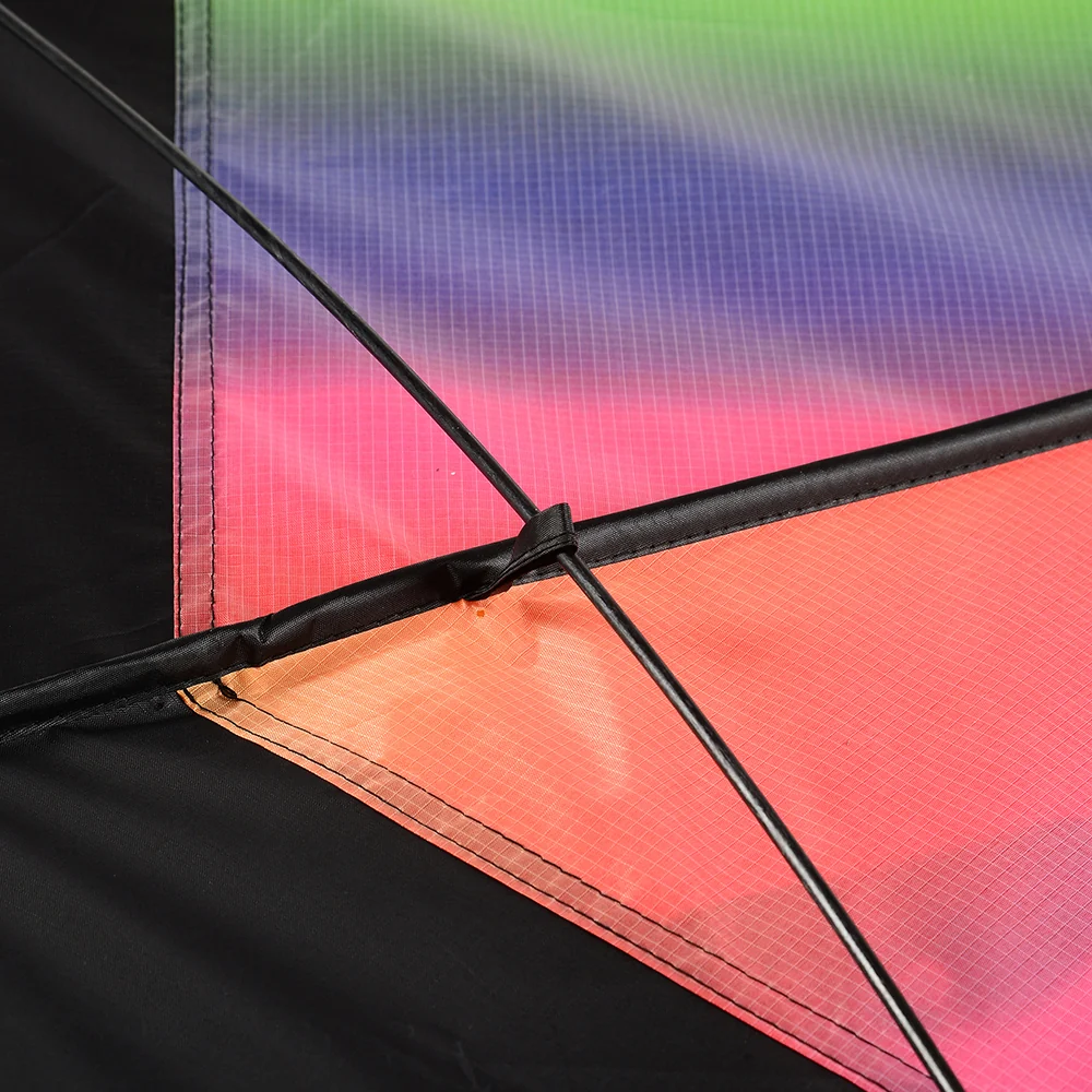 Rainbow Dragon Tail Kite | Easy-Fly Nylon Kite with 41" Wingspan - Image 6
