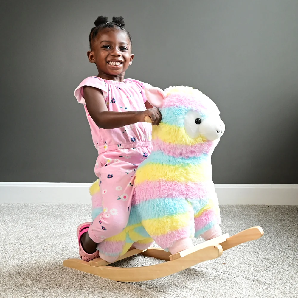 Rainbow Llama Rocker - Image 2
