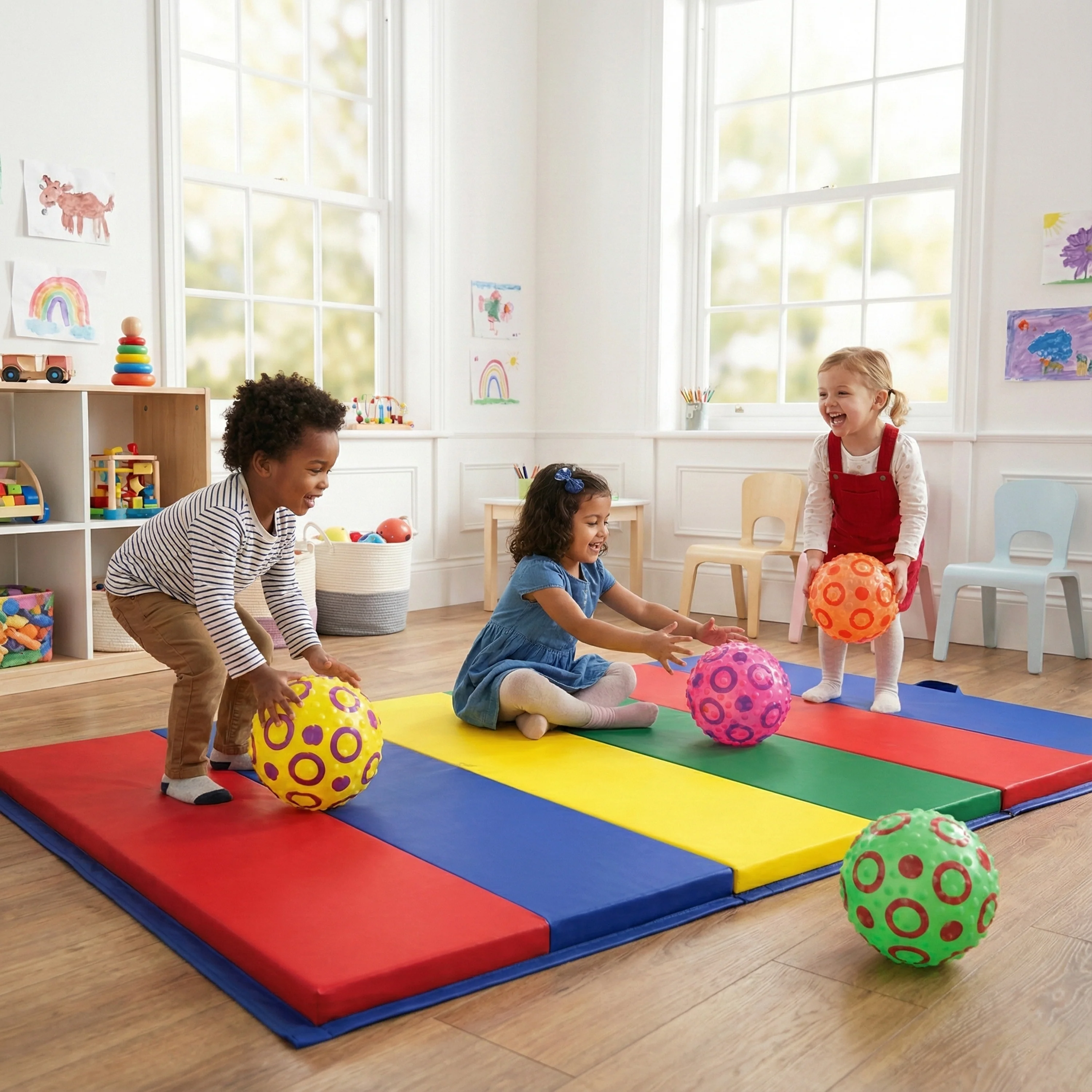 Rainbow Tumbling Mat - Image 2