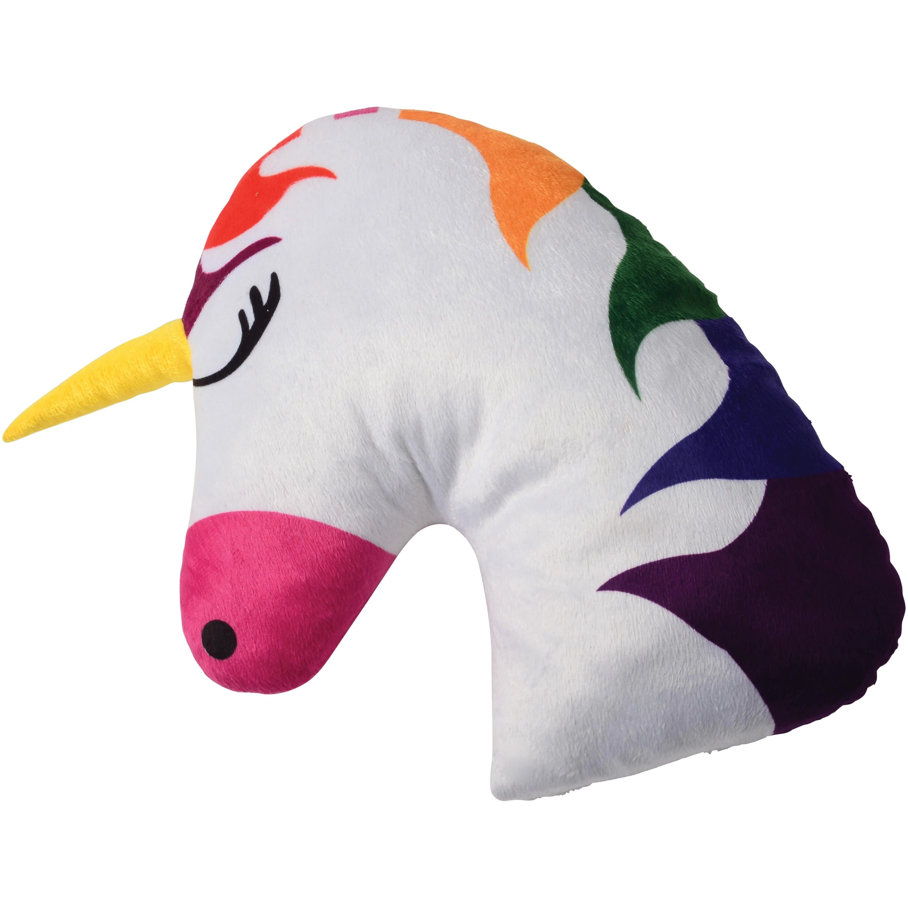 Plush Rainbow Unicorn SEL Buddy Pillow – 13" - Image 2