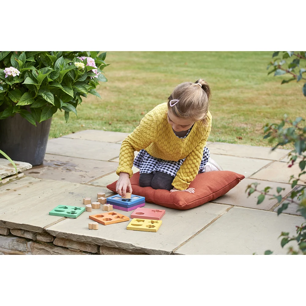Rainbow Wooden Shape Stacker - Image 15